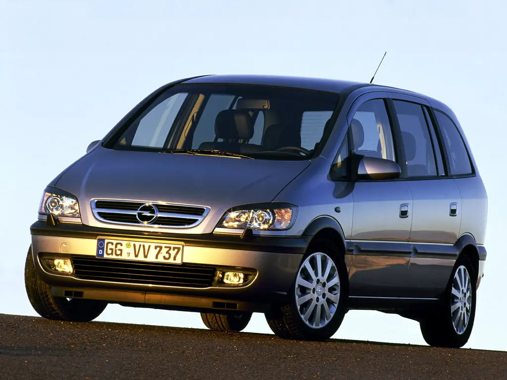 Opel Zafira (F75) 1 поколение, рестайлинг, минивэн (02.2003 - 05.2005)